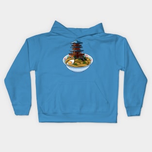 Ramen temple Kids Hoodie